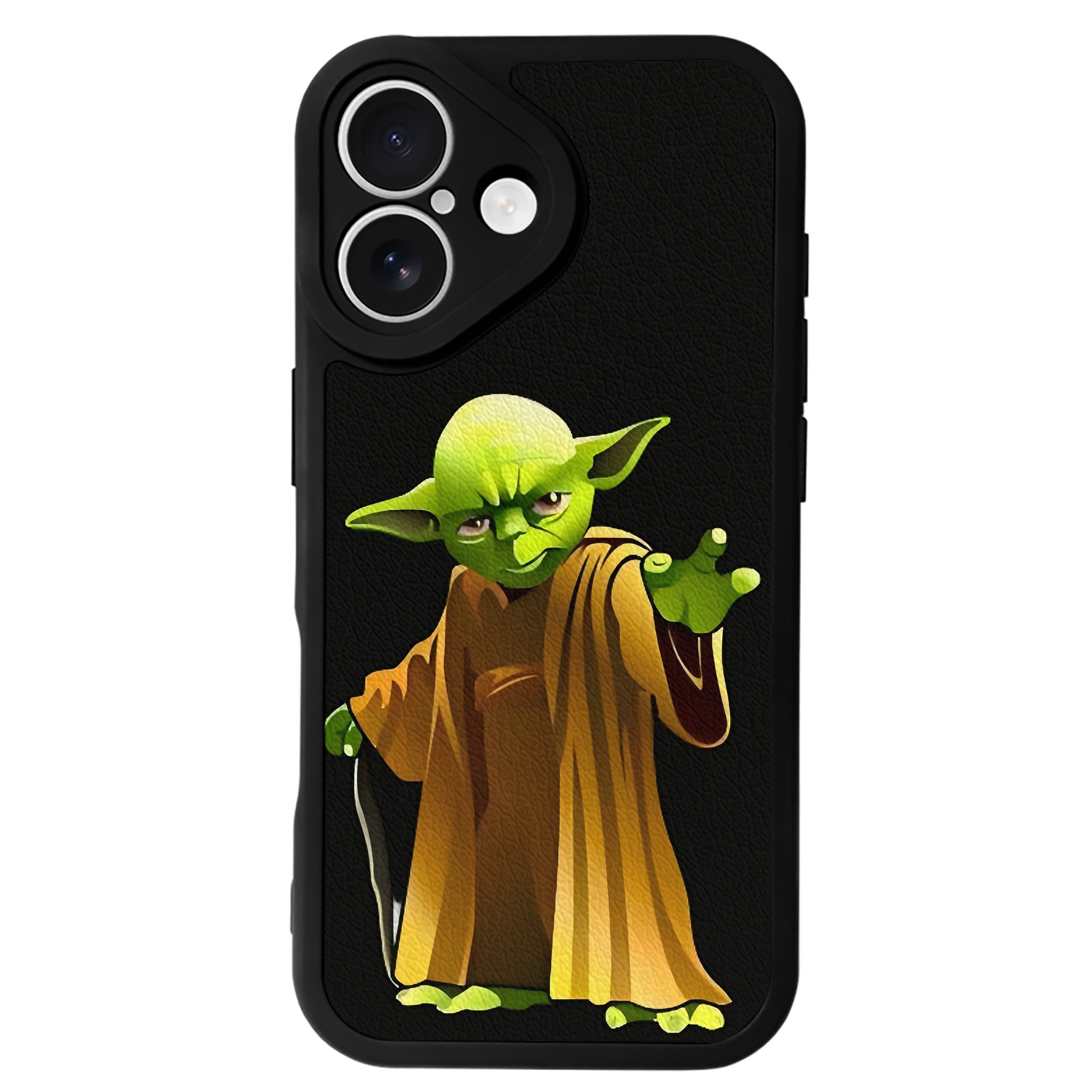（画像用） スター・ウォーズ Star Wars 【iPhone 16シリーズ対応】シリコンスマホケース（レザー調） 材質：シリコン
